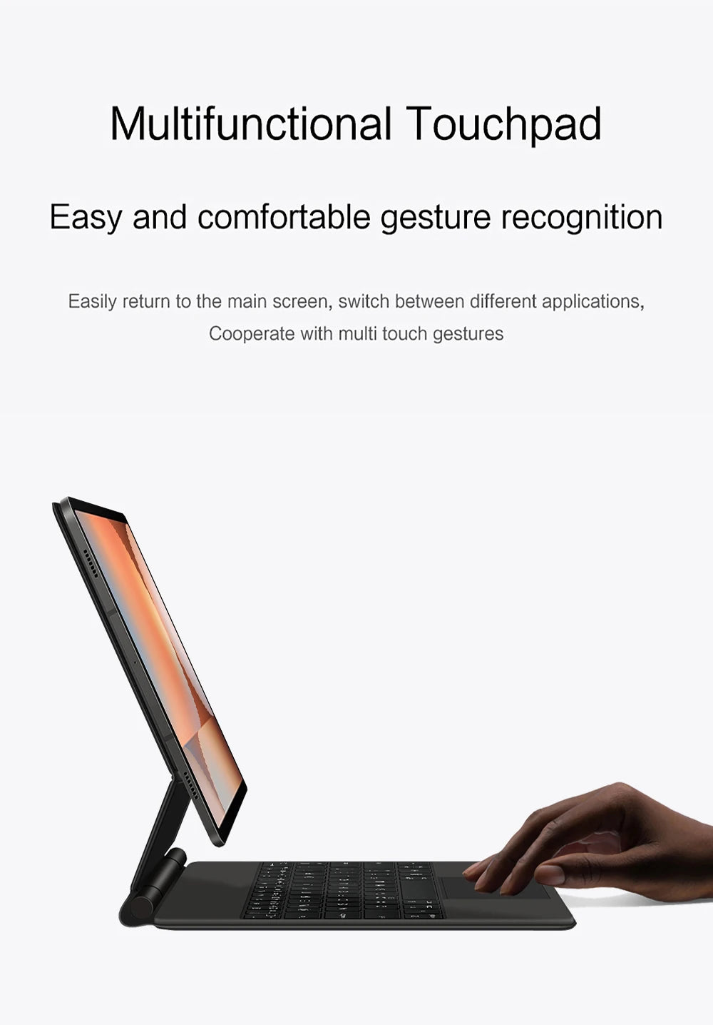 Magic Keyboard Case For Samsung Galaxy Tab S10+ S9 FE+ S9+ S8+ S7 FE Plus 12.4 inch S9 S8 11 Tablet Book Cover Slim Key Touchpad