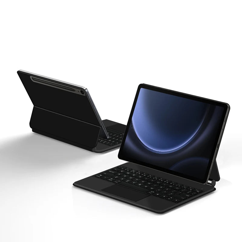 Magic Keyboard Case For Samsung Galaxy Tab S10+ S9 FE+ S9+ S8+ S7 FE Plus 12.4 inch S9 S8 11 Tablet Book Cover Slim Key Touchpad